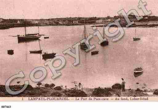 Ville de LAMPAULPLOUARZEL, carte postale ancienne