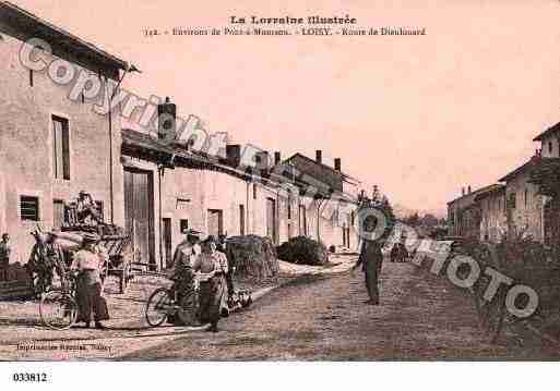 Ville de LOISY, carte postale ancienne