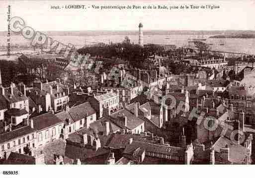 Ville de LORIENT, carte postale ancienne