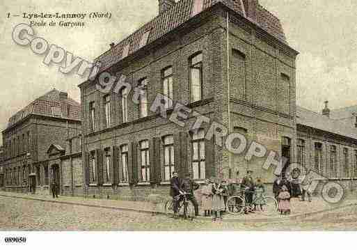 Ville de LYSLESLANNOY, carte postale ancienne