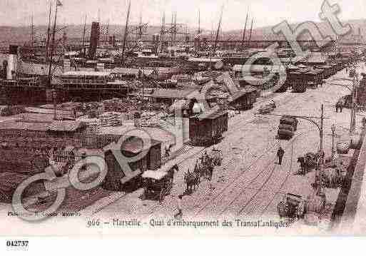 Ville de MARSEILLE, carte postale ancienne