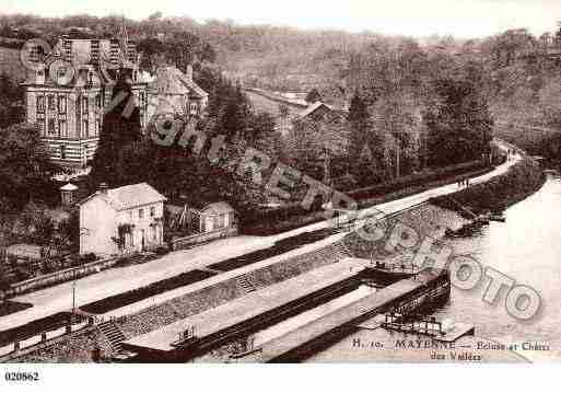 Ville de MAYENNE, carte postale ancienne