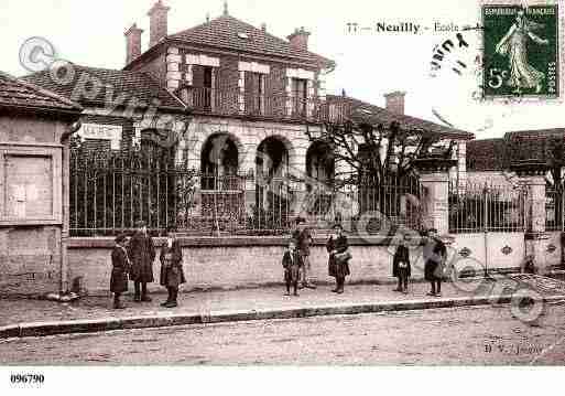 Ville de NEUILLY, carte postale ancienne