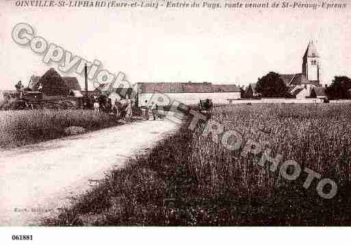 Ville de OINVILLESAINTLIPHARD, carte postale ancienne