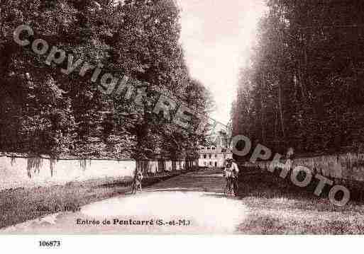 Ville de PONTCARRE, carte postale ancienne