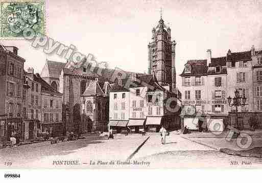 Ville de PONTOISE, carte postale ancienne