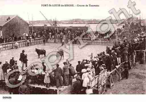 Ville de PORTSAINTLOUISDURHONE, carte postale ancienne