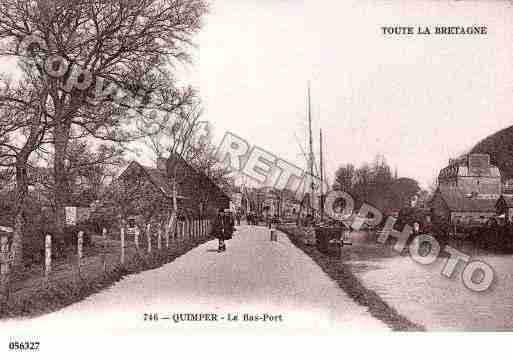 Ville de QUIMPER, carte postale ancienne