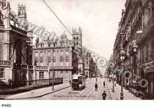 Ville de ROUEN, carte postale ancienne