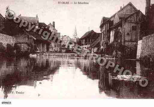 Ville de SAINTCALAIS, carte postale ancienne