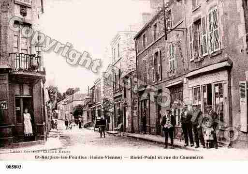 Ville de SAINTSULPICELESFEUILLES, carte postale ancienne