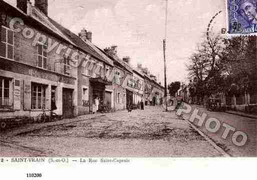 Ville de SAINTVRAIN, carte postale ancienne