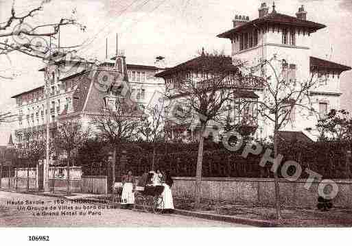 Ville de THONONLESBAINS, carte postale ancienne