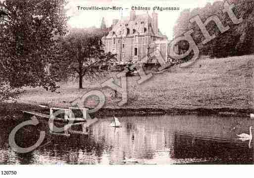 Ville de TROUVILLESURMER, carte postale ancienne