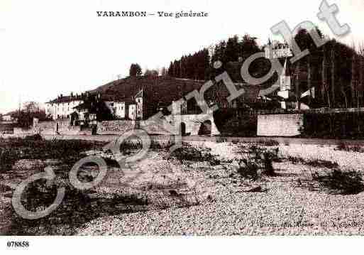 Ville de VARAMBON, carte postale ancienne