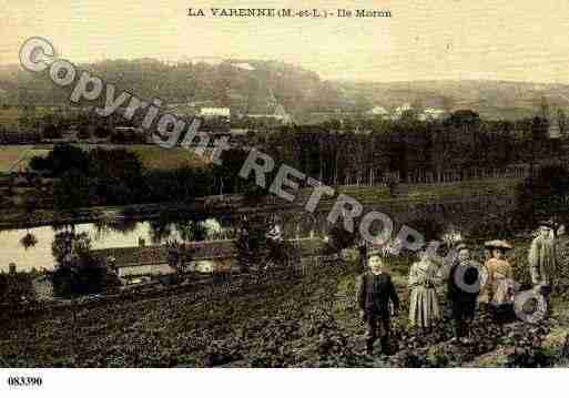 Ville de VARENNE(LA), carte postale ancienne