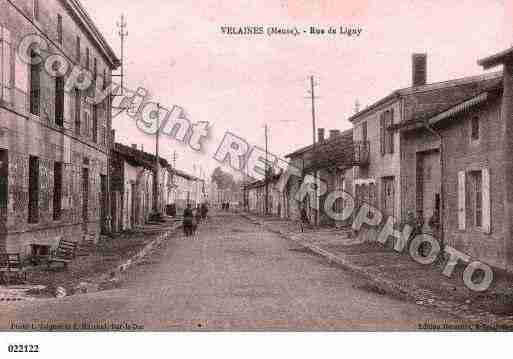 Ville de VELAINES, carte postale ancienne