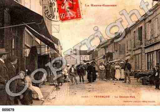 Ville de VENERQUE, carte postale ancienne