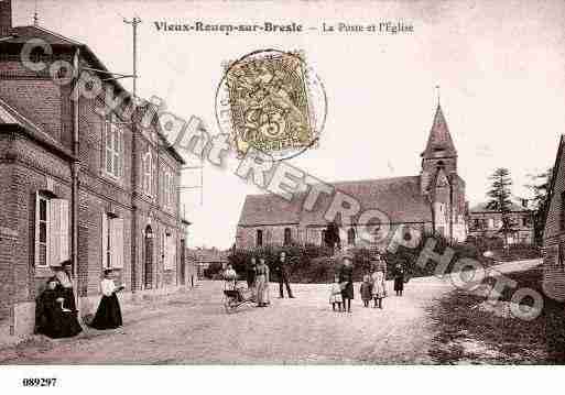 Ville de VIEUXROUENSURBRESLE, carte postale ancienne