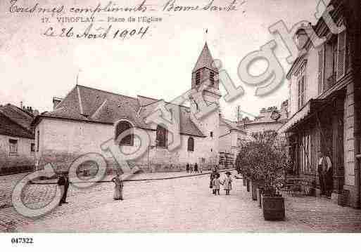 Ville de VIROFLAY, carte postale ancienne