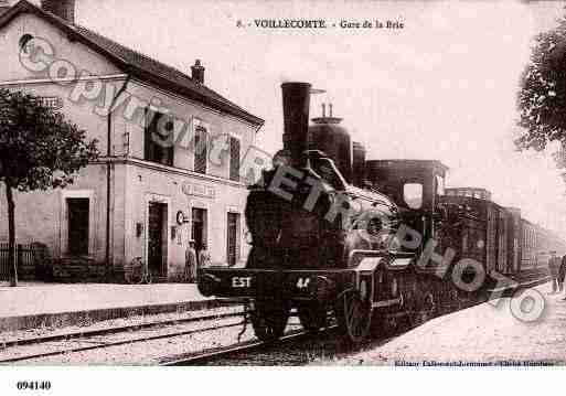 Ville de VOILLECOMTE, carte postale ancienne