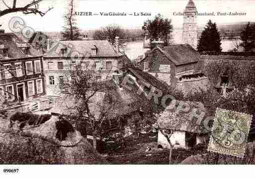 Ville de AIZIER, carte postale ancienne