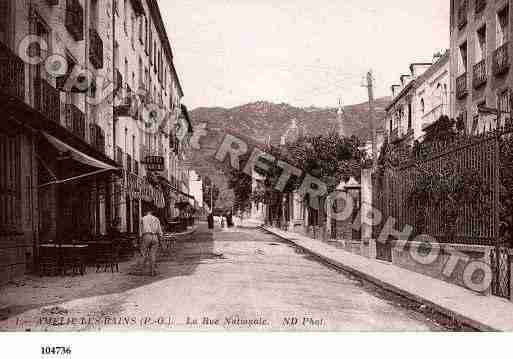 Ville de AMELIELESBAINSPALALDA, carte postale ancienne