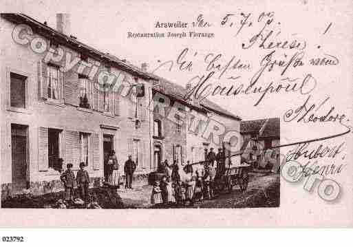 Ville de ANGEVILLERS, carte postale ancienne