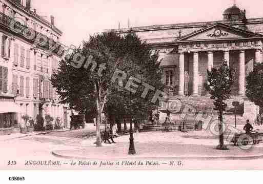 Ville de ANGOULEME, carte postale ancienne