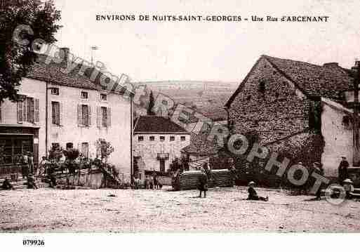 Ville de ARCENANT, carte postale ancienne