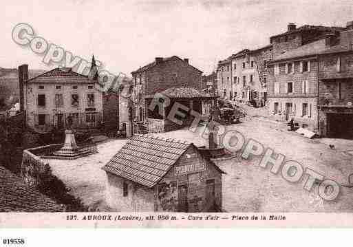 Ville de AUROUX, carte postale ancienne