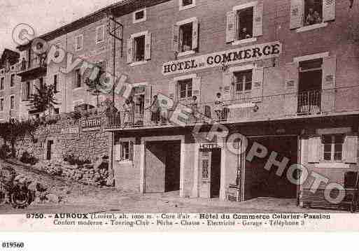 Ville de AUROUX, carte postale ancienne