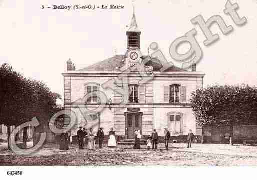 Ville de BELLOYENFRANCE, carte postale ancienne