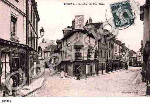 Ville de BERNAY, carte postale ancienne