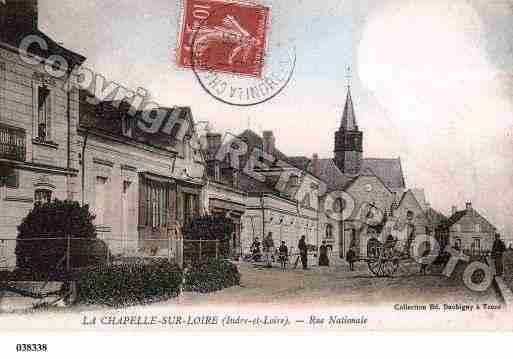 Ville de CHAPELLESURLOIRE(LA), carte postale ancienne