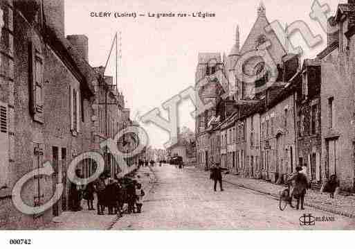 Ville de CLERYSAINTANDRE, carte postale ancienne