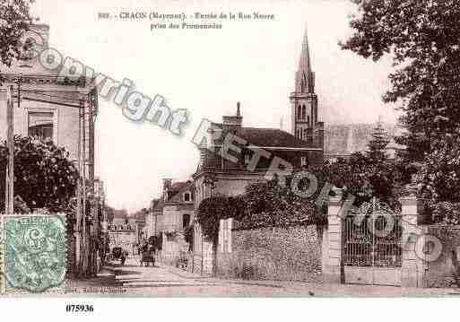 Ville de CRAON, carte postale ancienne