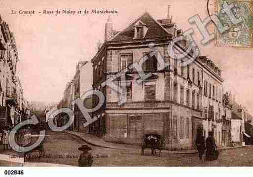 Ville de CREUSOT(LE), carte postale ancienne