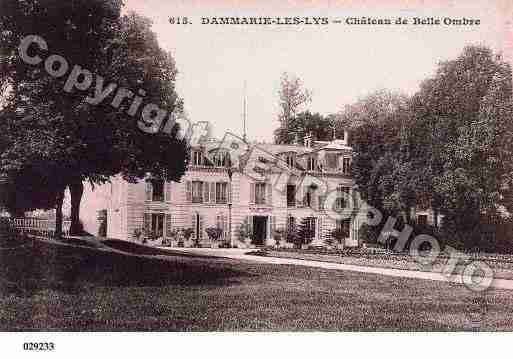 Ville de DAMMARIELESLYS, carte postale ancienne