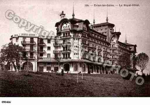 Ville de EVIANLESBAINS, carte postale ancienne