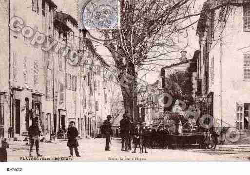 Ville de FLAYOSC, carte postale ancienne