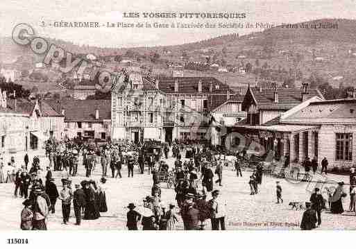 Ville de GERARDMER, carte postale ancienne