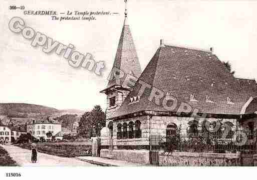 Ville de GERARDMER, carte postale ancienne