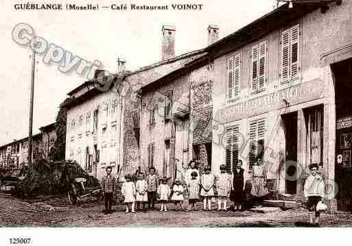 Ville de GUEBLANGELESDIEUZE, carte postale ancienne