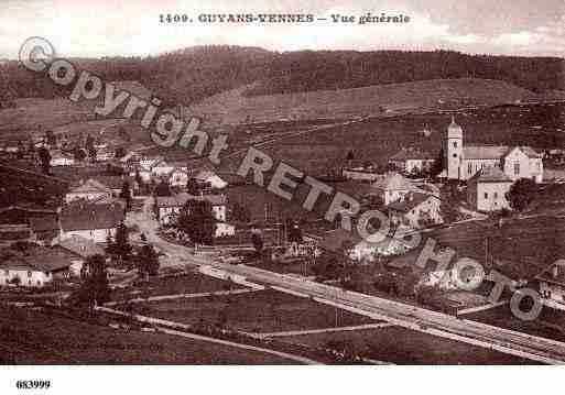 Ville de GUYANSVENNES, carte postale ancienne