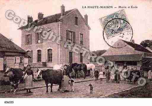 Ville de HAUTEMAISON(LA), carte postale ancienne