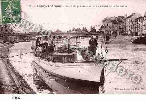 Ville de LAGNYSURMARNE, carte postale ancienne