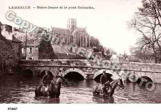 Ville de LAMBALLE, carte postale ancienne