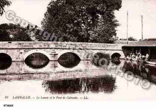 Ville de LAMBALLE, carte postale ancienne