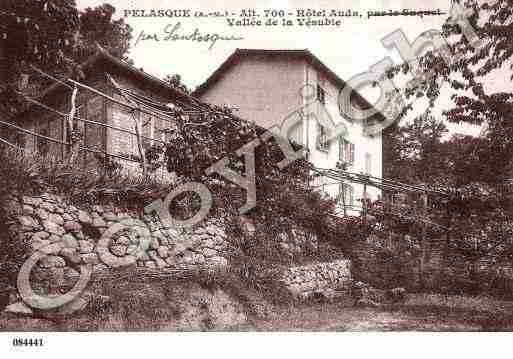 Ville de LANTOSQUE, carte postale ancienne